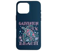 GALVESTON BEACH TX TURTLE LOVER COLORFUL BEACH SOUVENIR Case for iPhone 16 Pro Max