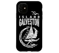 Galveston Island Texas, Sailing, Monohull, Catamaran Case for iPhone 11