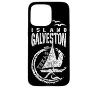 Galveston Island Texas, Sailing, Monohull, Catamaran Case for iPhone 15 Pro Max