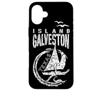 Galveston Island Texas, Sailing, Monohull, Catamaran Case for iPhone 16 Plus