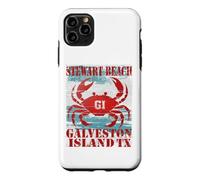 GALVESTON ISLAND TEXAS STEWAR BEACH WEATHERED NAUTICAL CRAB Case for iPhone 11 Pro Max