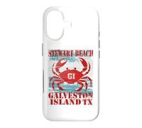 GALVESTON ISLAND TEXAS STEWAR BEACH WEATHERED NAUTICAL CRAB Case for iPhone 17