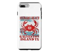 GALVESTON ISLAND TEXAS STEWAR BEACH WEATHERED NAUTICAL CRAB Case for iPhone 7 Plus/8 Plus