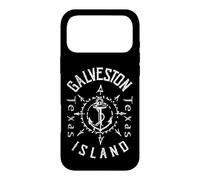 Galveston Island Texas Vintage Compass Rose Anchor Case for iPhone 17 Pro Max