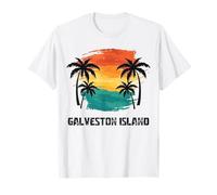Galveston Island Travel, Texas USA Tourist Summer Vacation T-Shirt