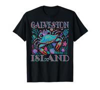 GALVESTON ISLAND TX BLUE CRAB SUMMER BEACH VACATION T-Shirt