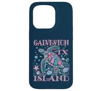 GALVESTON ISLAND TX TURTLE LOVER COLORFUL BEACH SOUVENIR Case for iPhone 15 Pro