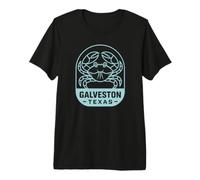 Galveston Texas Crab Coastal Beach Vacation Premium T-Shirt
