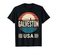 Galveston Texas Heritage Skyline Keepsake T-Shirt