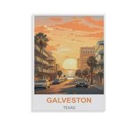 Galveston Texas，Puzzle 1000 Pieces Paper Puzzle Adult Children'S Educational Toy Family Decompression Game（50x70cm）-HG89