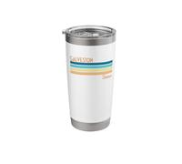 Galveston Texas Stainless Steel Insulated Tumbler