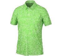 GALVIN GREEN 2026 MANUEL GOLF POLO SHIRT - FRESH GREEN / WHITE