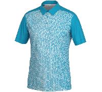 GALVIN GREEN MILE GOLF POLO SHIRT - AQUA / WHITE