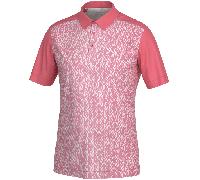 GALVIN GREEN MILE GOLF POLO SHIRT - CAMELIA ROSE / WHITE