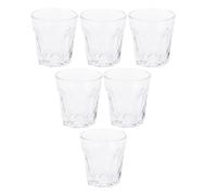 Galvog® Set of 6 Heavy Base Shot Glasses | 40 ml Clear Bar Glasses for Liquor, Vodka, Tequila