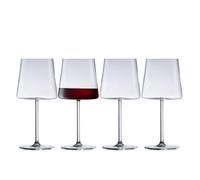 Galway Crystal Alto Red Wine Set of 4 in Clear Galway Crystal Clear