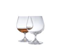 Galway Crystal Elegance' Balloon Brandy Pair in Clear Galway Crystal Clear