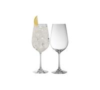 Galway Crystal 'Elegance' Spritz/Goblet Pair in Clear Galway Crystal Clear