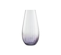 Galway Crystal 'erne' 12" Vase - Colour Collection In Purple Purple One Size