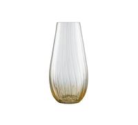 Galway Crystal 'erne' 12" Vase - Colour Collection In Yellow Yellow One Size