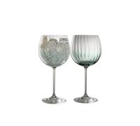 Galway Crystal Erne' Aqua Gin & Tonic Set Of 2 In Clear Clear One Size