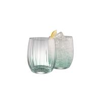 Erne' Aqua Tumbler Set of 2 Galway Crystal Clear One Size