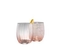 Galway Crystal Erne' Blush Tumbler Set Of 2 In Clear Clear One Size
