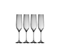Galway Crystal 'erne' Flute Set Of 4 In Clear Clear One Size