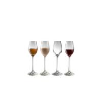 'Erne' Sherry/Taster Set of 4 Galway Crystal Clear One Size