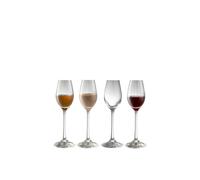'Erne' Sherry/Taster Set of 4 Galway Crystal Clear One Size