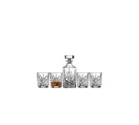 Galway Crystal 'inisheer' Decanter Set -Decanter & 4 D.o.f In Clear Clear One Size