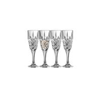 Galway Crystal 'inisheer' Flute Set Of Four In Clear Clear One Size