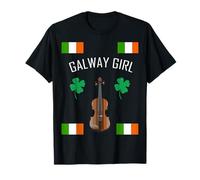 Galway Girl T-Shirt - Men Women Youth Ireland Flag T-Shirt