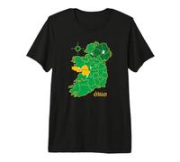 Galway Ireland County Map Eire Irish Travel Premium T-Shirt