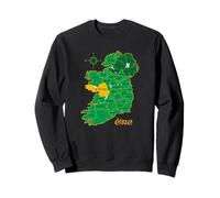 Galway Ireland County Map Eire Irish Travel Sweatshirt