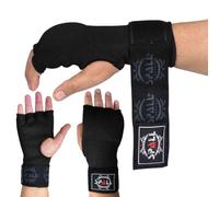 GAM Boxing Hand Wraps Jell Mitt Grip Inner handwraps with Long Boxing Wrist Straps for Muay Thai Boxing Kickboxing For Men & Women BY SPALL (Comes in Pair)