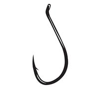 Gamakatsu 25 Pack Octopus Hook (Black, 1), 25-Pack, Size: 1