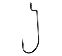 Gamakatsu 25 Pack Offset Worm Hook (Bronze, 1/0)