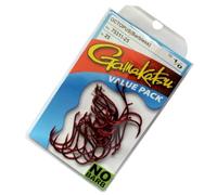Gamakatsu Barbless Octopus Hook-Pack Of 25 (Red, 2)