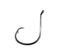 Gamakatsu Octopus Circle Hook-6 Per Pack (Black, 7/0)