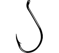 Gamakatsu Octopus NS Black Hook Size 1/0 25 Per Pack