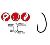 Gamakatsu Snagger Fishing Hook, 10 Pack, Size 4, Single Eye Hook for Carp Fishing