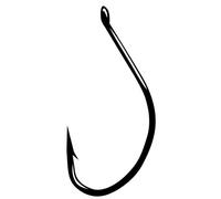 Gamakatsu Split Shot/Drop Shot Hook-Pack Of 25 (Black, 1/0)