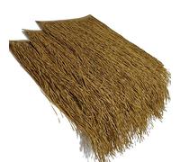 GAMAXX Palm Thatch Tile Thatch Panels Mexican Straw Roof For Tiki Bar Huts 47x50cm, Duck Blind Grass Palm Thatch Rolls Tiki Roof For Fence Party Tiki Bar Garden Patio Deck Gazebos(Size:2pcs)