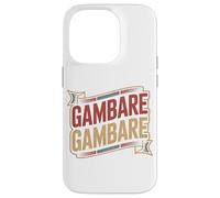 Gambare Gambare Anime Motivation Japanese Otaku Case for iPhone 14 Pro