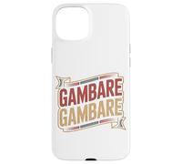 Gambare Gambare Anime Motivation Japanese Otaku Case for iPhone 15 Plus