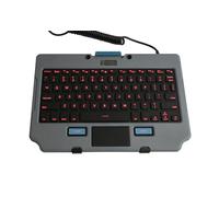 Gamber-Johnson 7160-1683-02 keyboard Universal USB AZERTY French Black, Grey