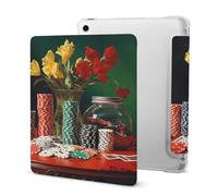 Gamble Casino Chips Tablet Case with Pencil Holder Protective Cover Design Compatible for IPAD 2020 AIR 4 （10.9in）