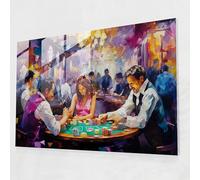 Gamble Glass Print - Gamble, Modern Art, Gamble, Glass Wall Art, 18" x 12"