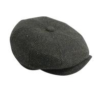 Gamble & Gunn Ardura - Green Button Top Cap Molloy and Sons Irish Donegal Tweed - 63cm